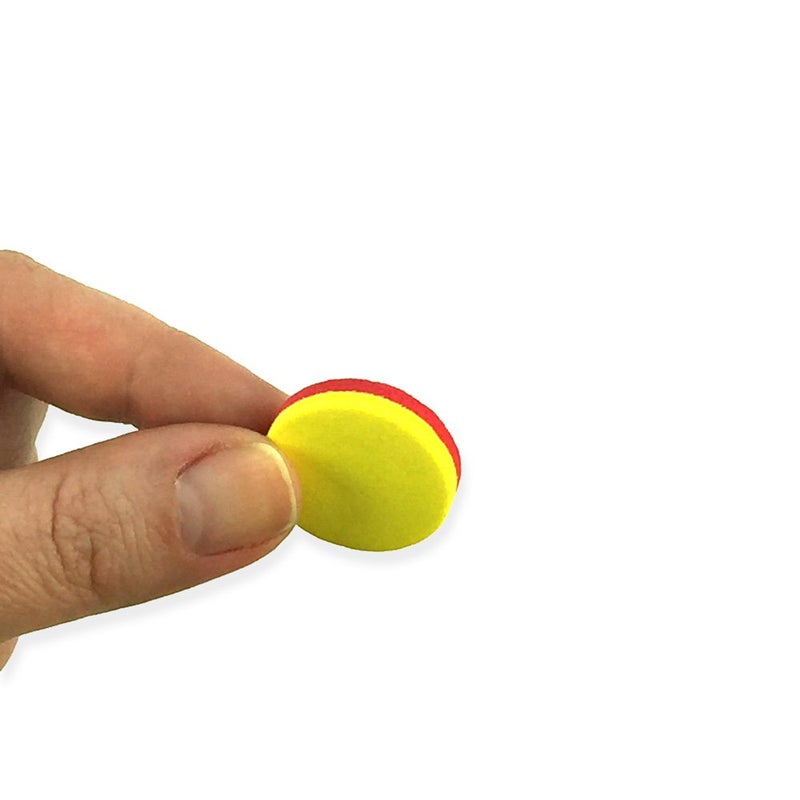 EAI Education QuietShapeÂ® Foam Double-Sided Magnetic Two-Color Counters - Set of 200 - Image 3