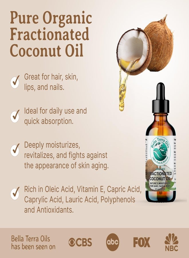 Bella Terra Oils - Liquid Organic Fractionated Coconut Oil 16 oz - Dive into Nutritional Excellence, Known for Antioxidants & MCTs, A Luxurious Treat for the Skin - Image 3