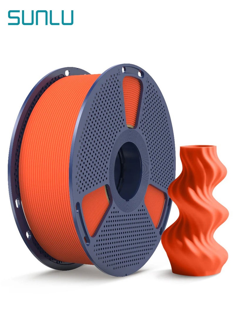 Sunlu High Speed Matte PETG 3D Filament 1.75mm,30mm/s-600mm/s Print Range,High Flow Speedy 3D Printer Filament,Fit Most FDM Printers,Bambu Labs Printer etc,1kg Spool,(Orange) - Image 1