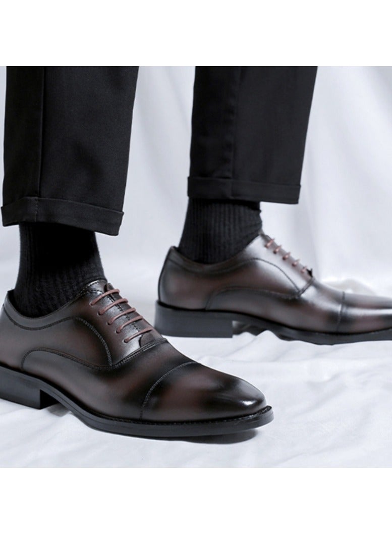 Warrior Versatile Retro Casual Leather Shoes  - Image 3