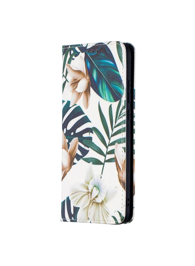 Green Tiger Case For Huawei Y7p Colored Drawing Pattern Invisible Magnetic Horizontal Flip PU Leather Case with Holder & Card Slots & Wallet - Image 2