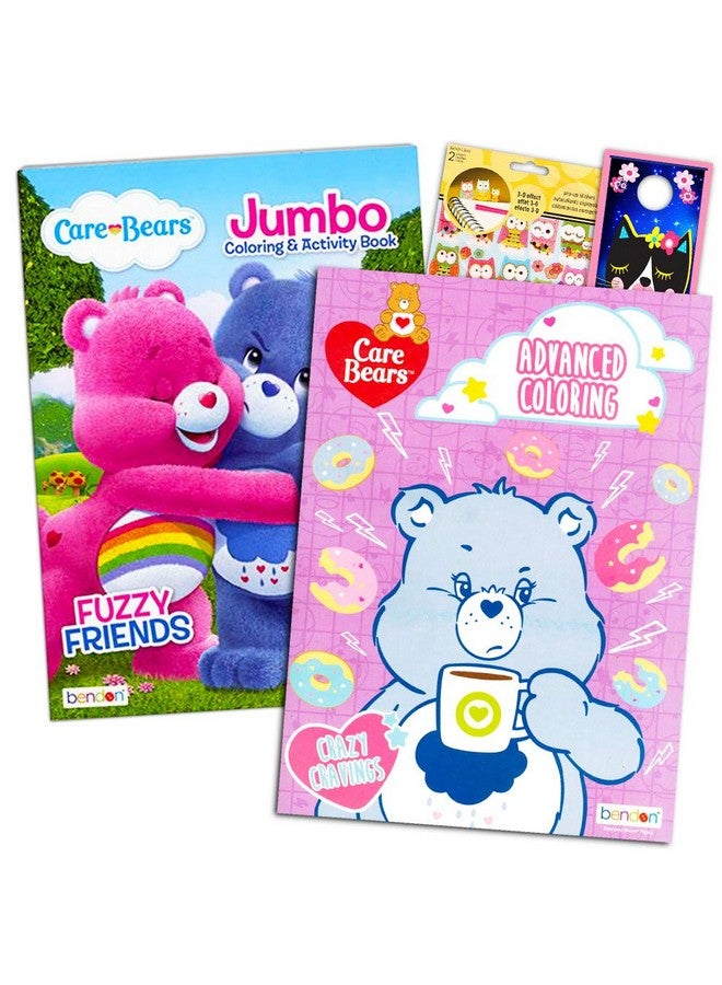 Care Bears Coloring Book Super Set - 2 Jumbo Books and Bonus Stickers (Care Bears Party Supplies)