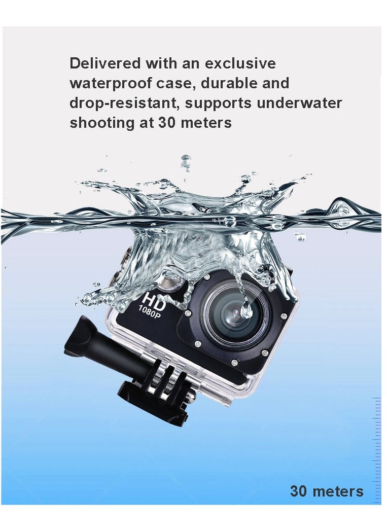 Gasin SJ4000 Basic 1080P Action Camera with Waterproof Case – No Zoom, No Memory Card  - Image 3