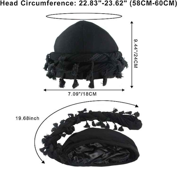 New Arrival Raw Edge Hood Men'S Hip-Hop Distinctive Pullover Hat High Quality Satin Inner Twisted Cap - Image 3