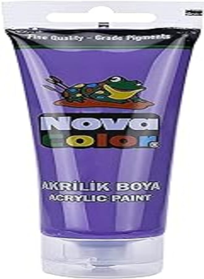 Nova turkish acrylic color tube 75mm violet nc-263