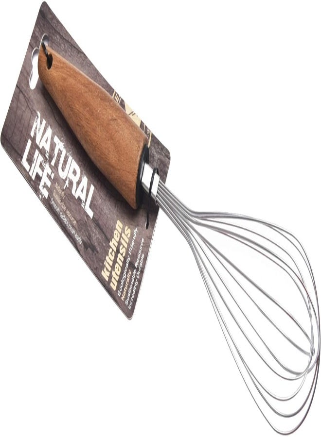 AKDC Natural Life Stainless Steel Whisk With Acacia Wood Handle, Ac-Ka0063 - Image 4