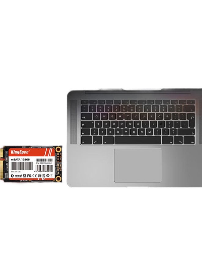 Kingspec 128Gb Ssd, Msata Interface, Tlc Nand, Read Speed 450Mb/S, Compatible With All-In And Laptop - Image 2