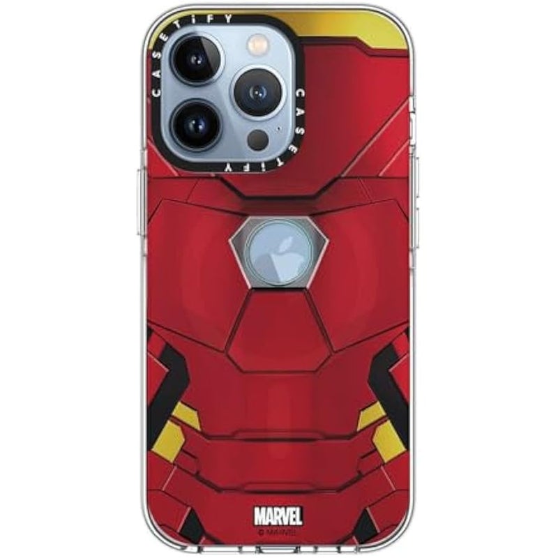 Casetify Clear iPhone 13 Pro Case 【Iron Man Co-Lab/Not Yellowing / 6.6ft Drop Protection/Compatible with Magsafe】 - Iron Man Suit - Clear - Image 2