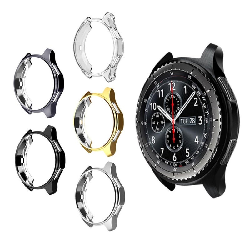 For Gear Smartwatch Guard Transparent TPU Shock Resistant Case With Scratch Soft Film - Image 4