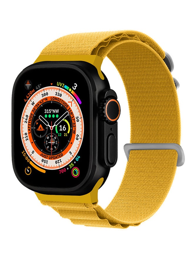 Generic Alpine Loop Band For Apple Watch Band 49mm/45mm/44mm/42mm Nylon Woven Sport Strap Compatible with iWatch Series Ultra2/Ultra/8/7/SE/6/5/4/3/2/1 Adjustable Strap  - Image 2