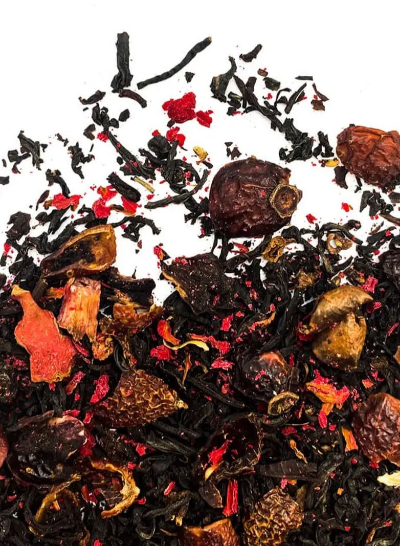 Tealand Black Tea Pomegranate Raspberry Strong Loose Leaf Breakfast Invigorating Aroma - Image 1