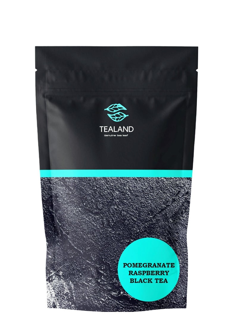 Tealand Black Tea Pomegranate Raspberry Strong Loose Leaf Breakfast Invigorating Aroma - Image 3