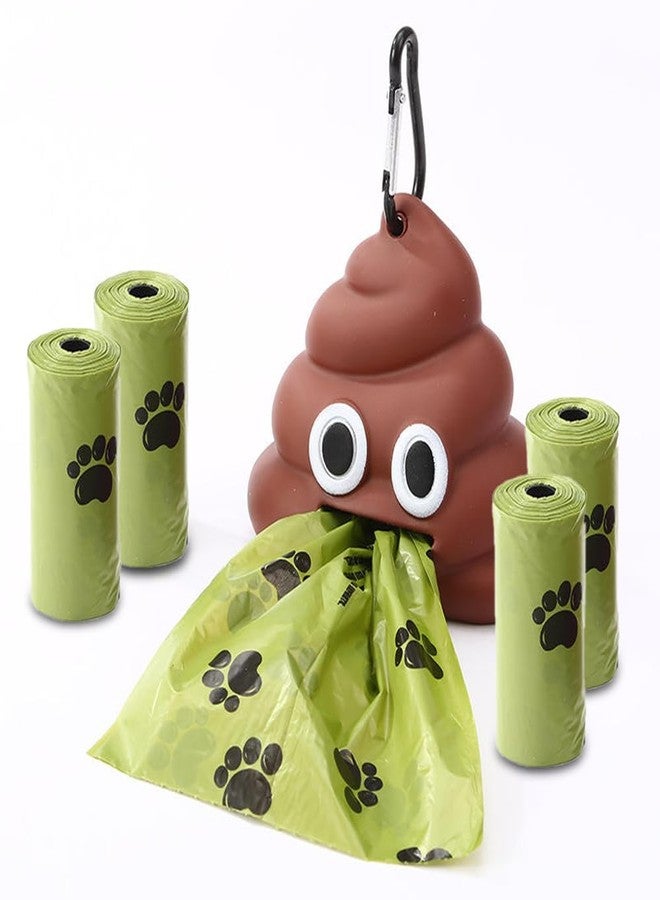 Petgoof™ - أكياس قمامة للكلاب، نفايات الحيوانات الأليفة أثناء المشي في الهواء الطلق، موزع فضلات القطط والكلاب المحمول اللطيف (عبوة من 3 لفائف أكياس) (3) - Image 1