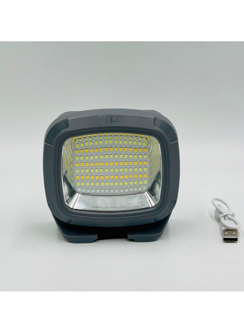 ال سي مصباح LED قابل لإعادة الشحن عبر منفذ USB، عالي السطوع، مصباح عمل محمول للاستخدام في التخييم الخارجي وحالات الطوارئ والاستخدام اليومي - Image 2
