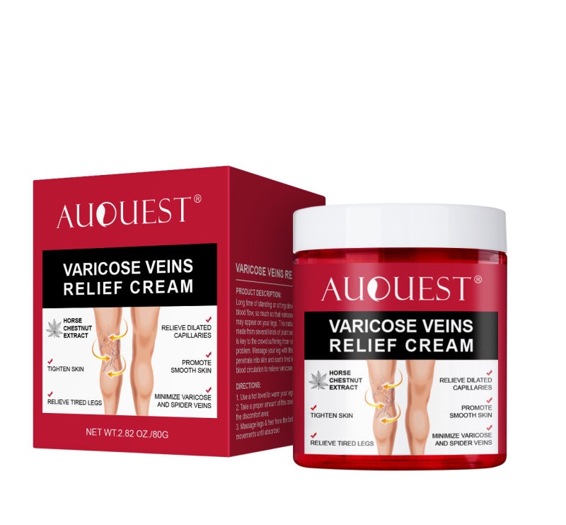 Leg Vein Gel 80G Effective Pain Relief - Blood Vessel Protrusion Treatment Certified Quality for Healthcare Professionals and Individuals With Leg Vein Discomfort - Image 5