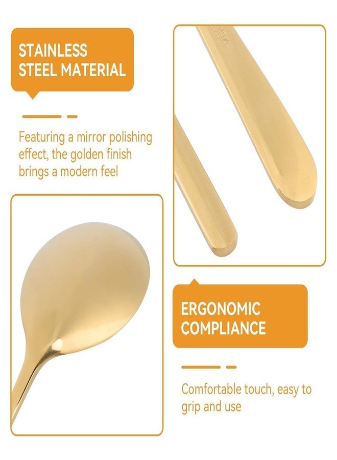 Beufee Gold Chopstick Spoon Set, Portable Cutlery Set Reusable Cute Metal Stainless Steel Korean Chopstix Spoon Set for Home Travel(Gold) - Image 4
