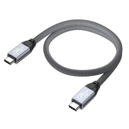 ienza 20-in Short USB-C to USB-C High-Speed 20Gpbs Data Transfer Charge Cable for Samsung T7 T9, SanDisk, Crucial X9 X6, Western Digital, SSK, Other SSD, Mac, iPhone 15 16, Android, PC, Laptop - Image 5