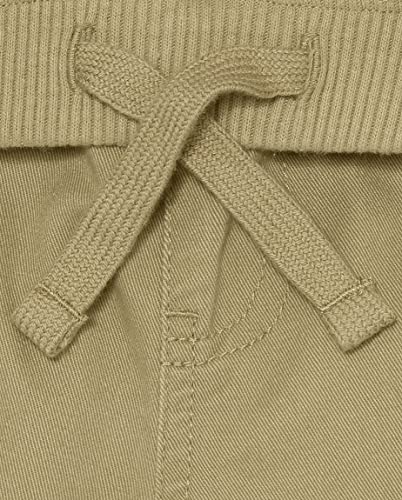 The Children's Place Baby Boys and Toddler Boys Pull On Cargo Pants, Flax, 2T - Image 2