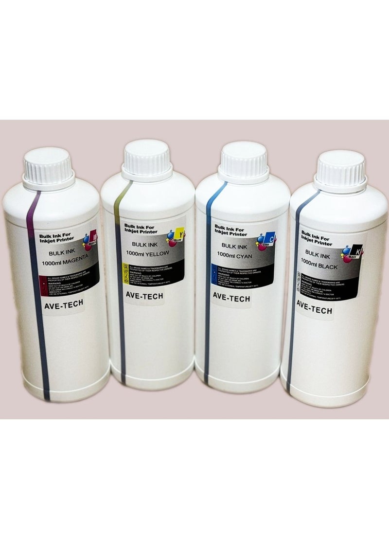 AVE-TECH - AVE-TECH INK 1000ML Full Set BCYM - Image 1
