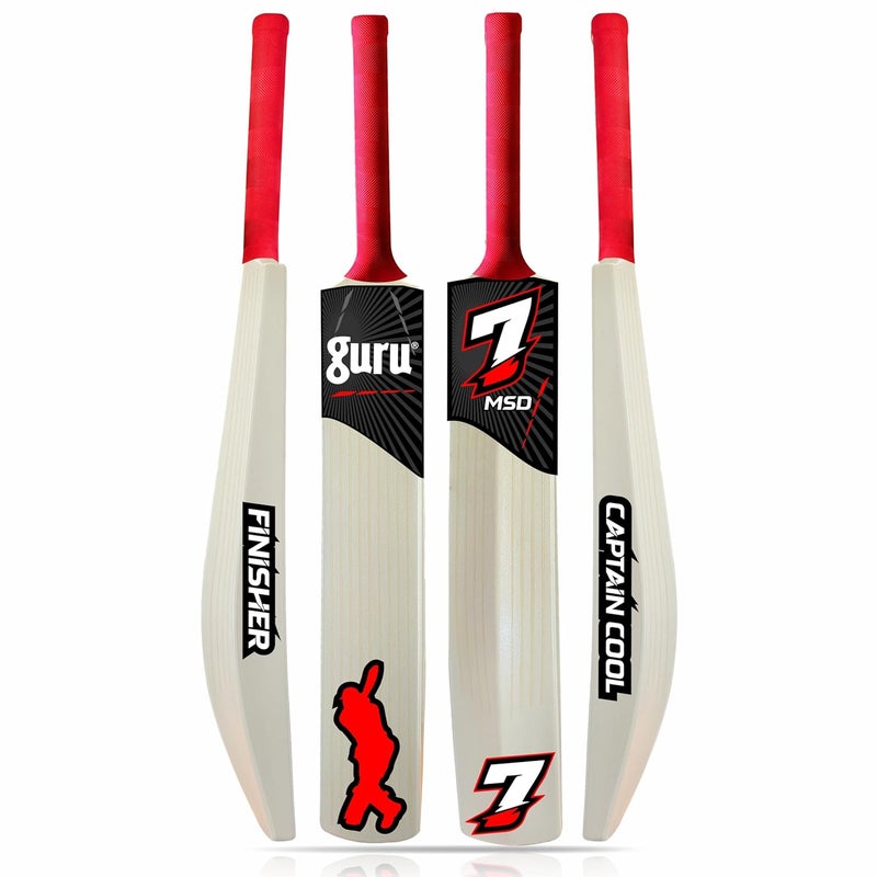 guru مضرب كريكيت، مضرب كريكيت بحجم كامل مملوء بـ PU، مضرب كريكيت من PVC/بلاستيك - Image 1