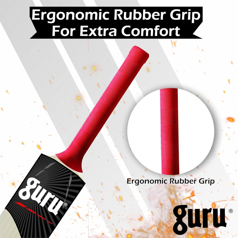 guru مضرب كريكيت، مضرب كريكيت بحجم كامل مملوء بـ PU، مضرب كريكيت من PVC/بلاستيك - Image 5