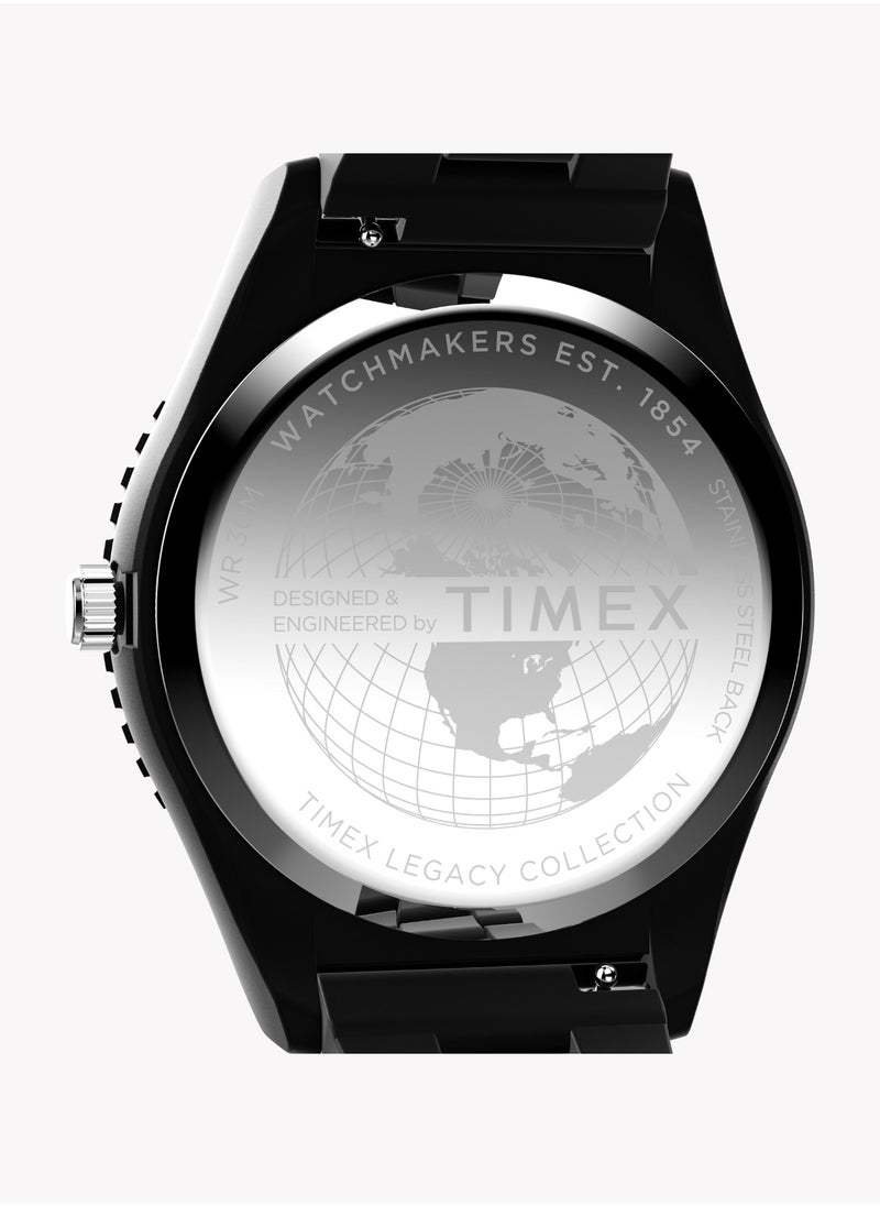 TIMEX - Timex Men's Black Ocean Plastic Watch | TW2Y04500 - Image 1