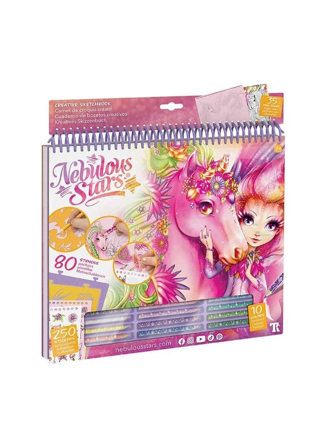 Nebulous Stars Nebulous Star Forest Lilyaz & Viviaz Creative Sketchbook (250 stickers) - Image 1