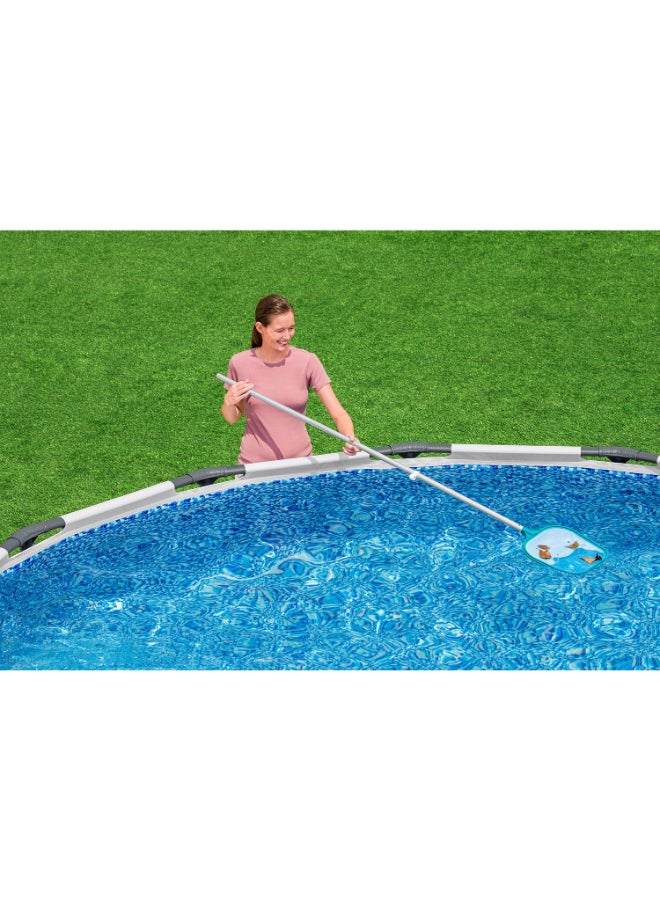 Bestway AquaClear Pool Maintenance Kit, 80 in (2.03 m) Cleaning Kit with Skimmer Net, Vacuum Head & Lightweight Aluminum Pole for Above Ground Swimming Pools - Image 5