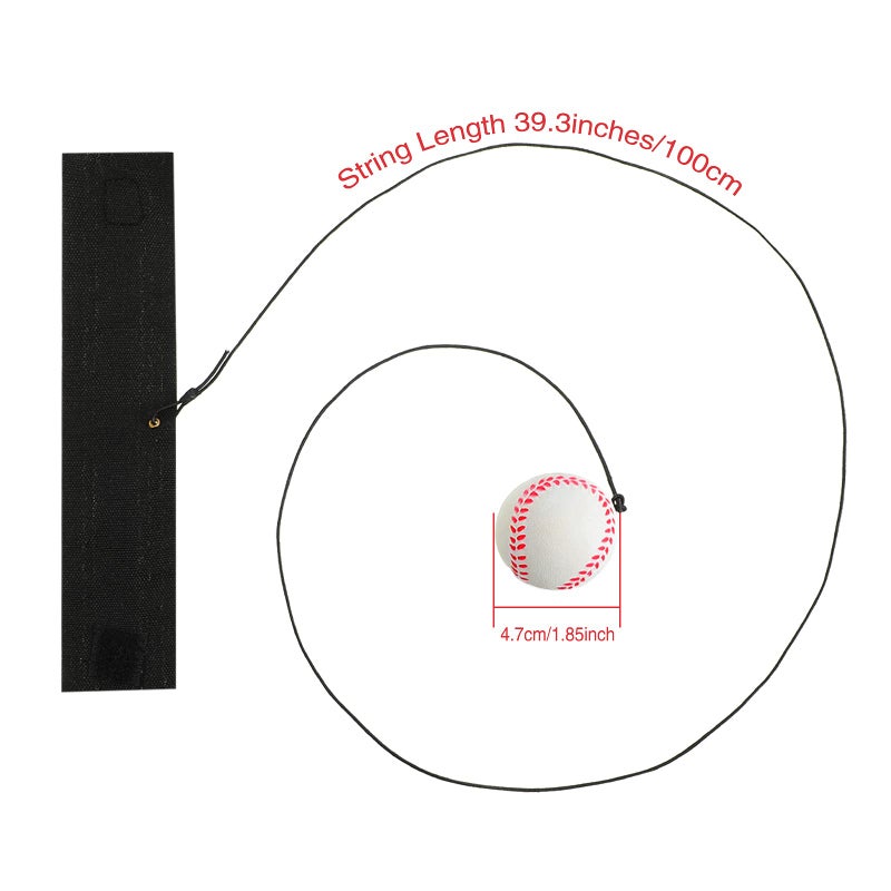 سكايليتي معصم Skylety Return Ball Rubber Sport Ball مع حزام وارتداد كرات نطاطات نطاطية على لعبة سلسلة مرنة للمراهقين البالغين ممارسة المعصم (80 قطعة) - Image 4