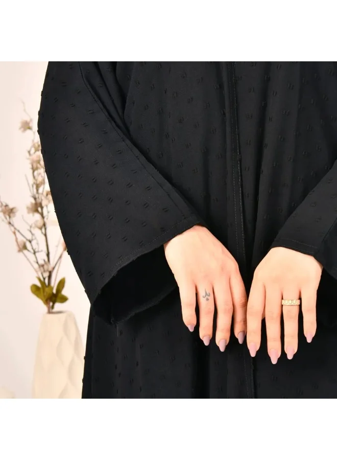 lamha abaya Quarter-length wrap abaya
