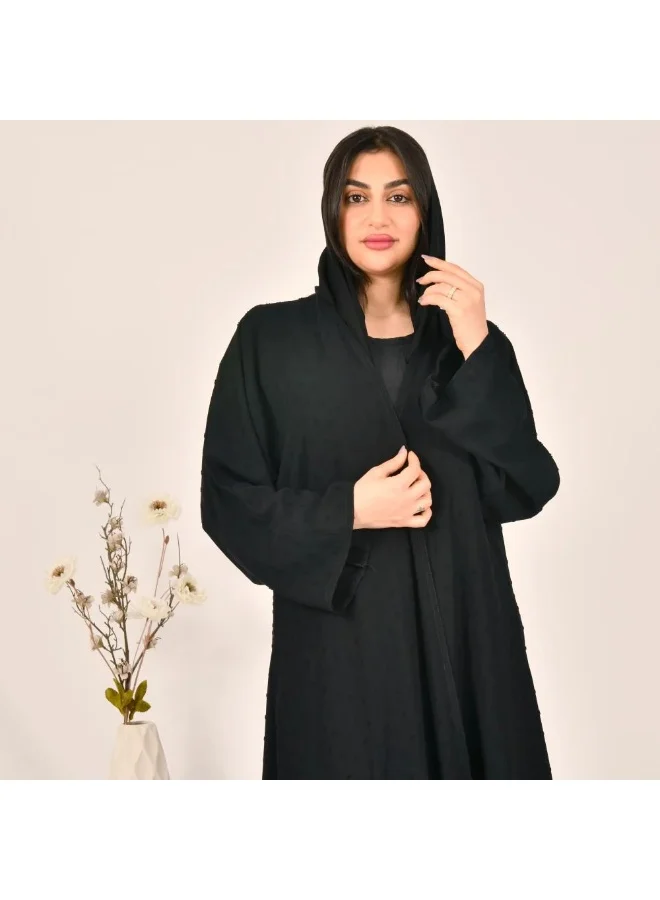lamha abaya Quarter-length wrap abaya