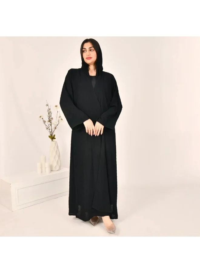 lamha abaya Quarter-length wrap abaya