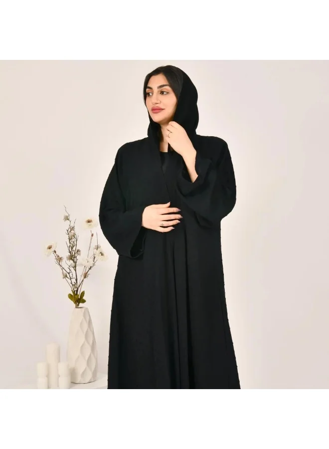 lamha abaya Quarter-length wrap abaya