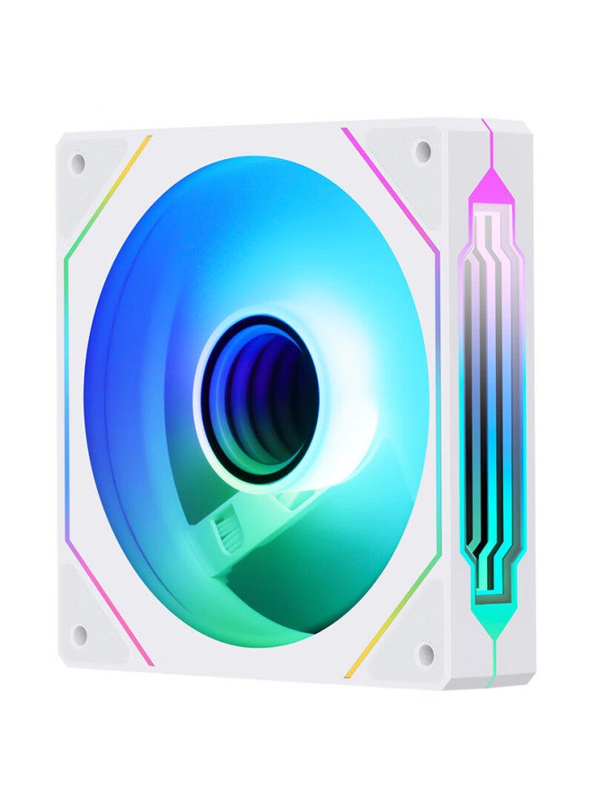 Segotep Ningjing 12 White Argb Prism Case Cooling Fan - Image 1