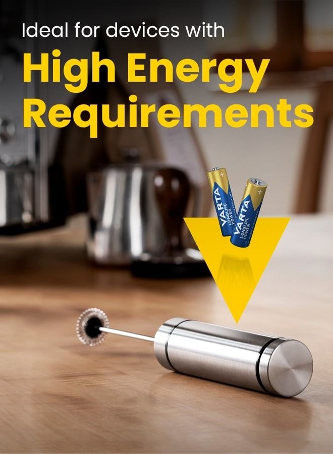 Varta Longlife Power AA Alkaline Battery for Reliable and Long-lasting Performance (8-Pack) - Image 2