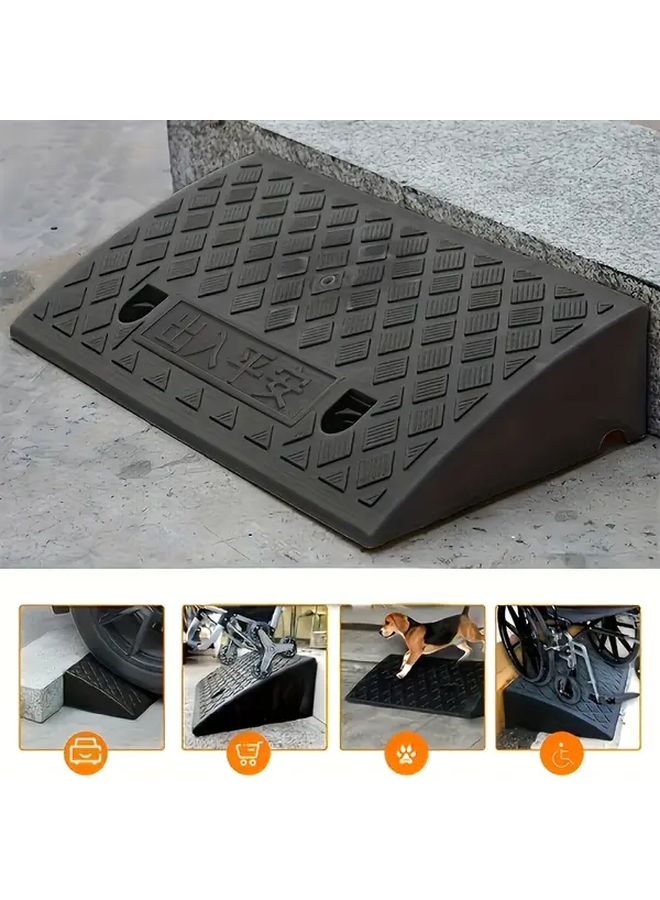 Two Piece Set Heavy Duty Non Slip Step Pad Grip Surface Ramp Cushion Threshold Mat - Image 3