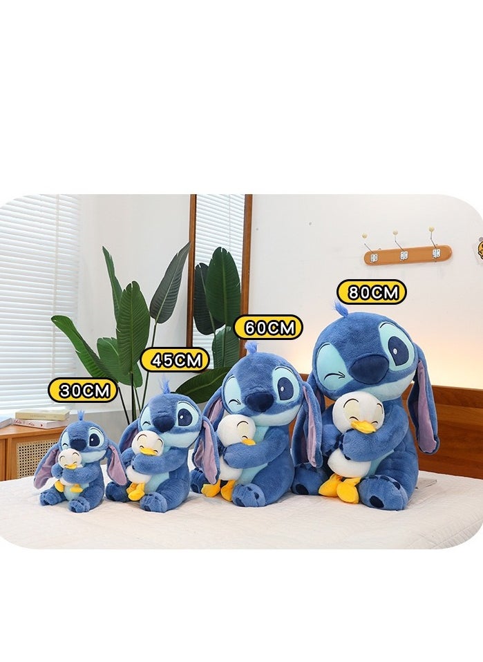 xppier Stitch Plush Toy, Stitch Stuffed Animal Plush Dolls, With Duck, 30cm,  - Image 5