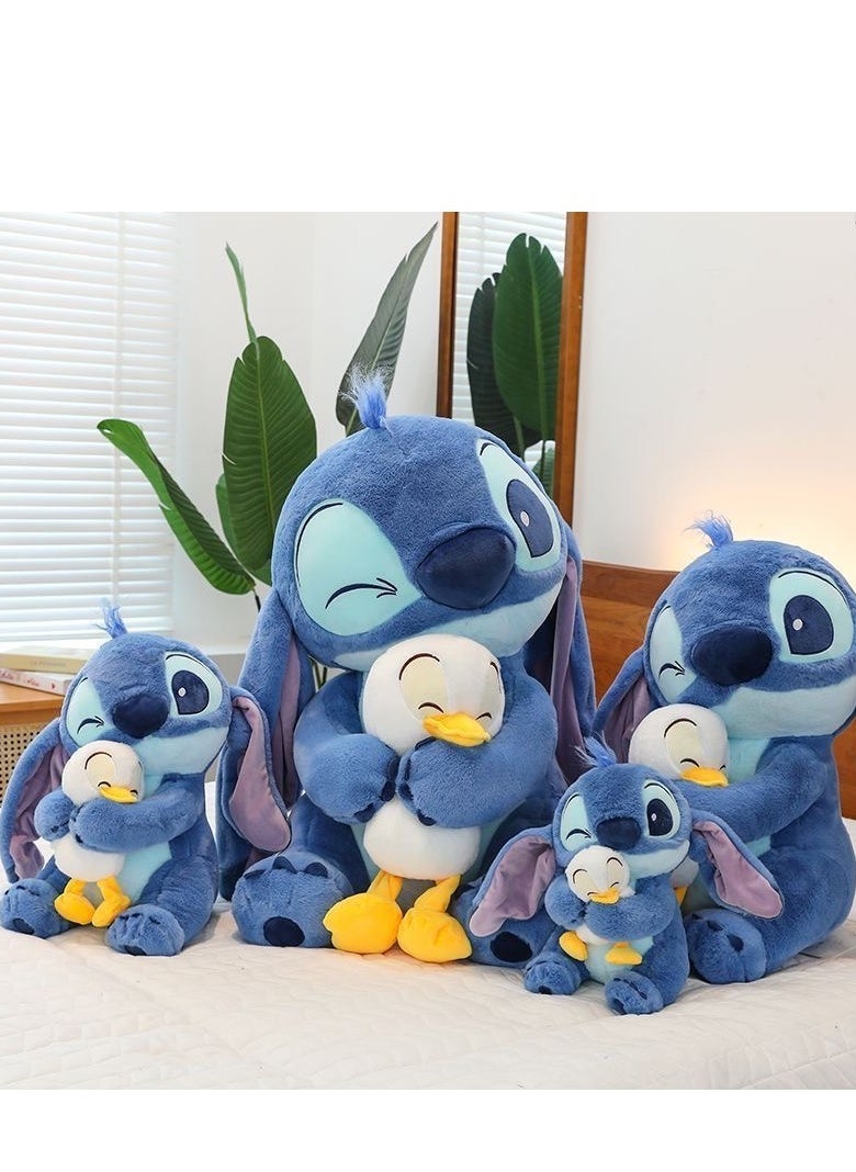 xppier Stitch Plush Toy, Stitch Stuffed Animal Plush Dolls, With Duck, 30cm,  - Image 3