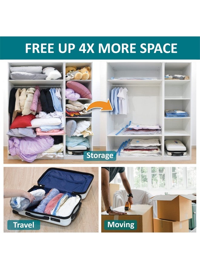 Cozy Essential 30 Pack Vacuum Storage Bags, Space Saver Vacuum Storage Bags, Vacuum Seal Bags for Clothing, Clothes, Comforters and Blankets, Hand Pump Included  - Image 3