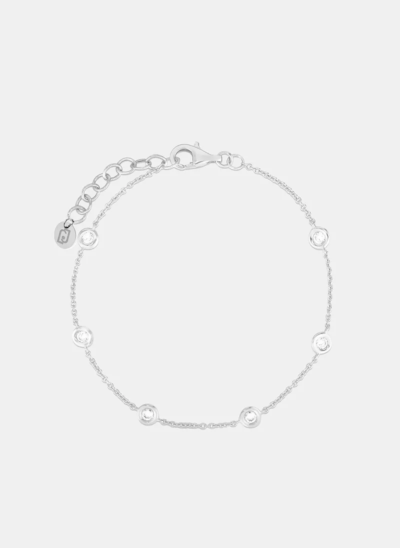 ليو جو سوار بعناصر مستديرة مرصعة بالكريستال