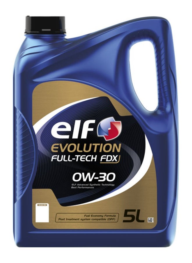 elf EVOL. FULLTECH FDX 0W30  - 5L [+10,000 Km] 