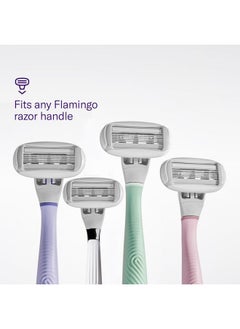 FLAMINGO FLAMINGO Women's Razor 5-Blade Refills - Razors for Women - 6ct  - Image 4