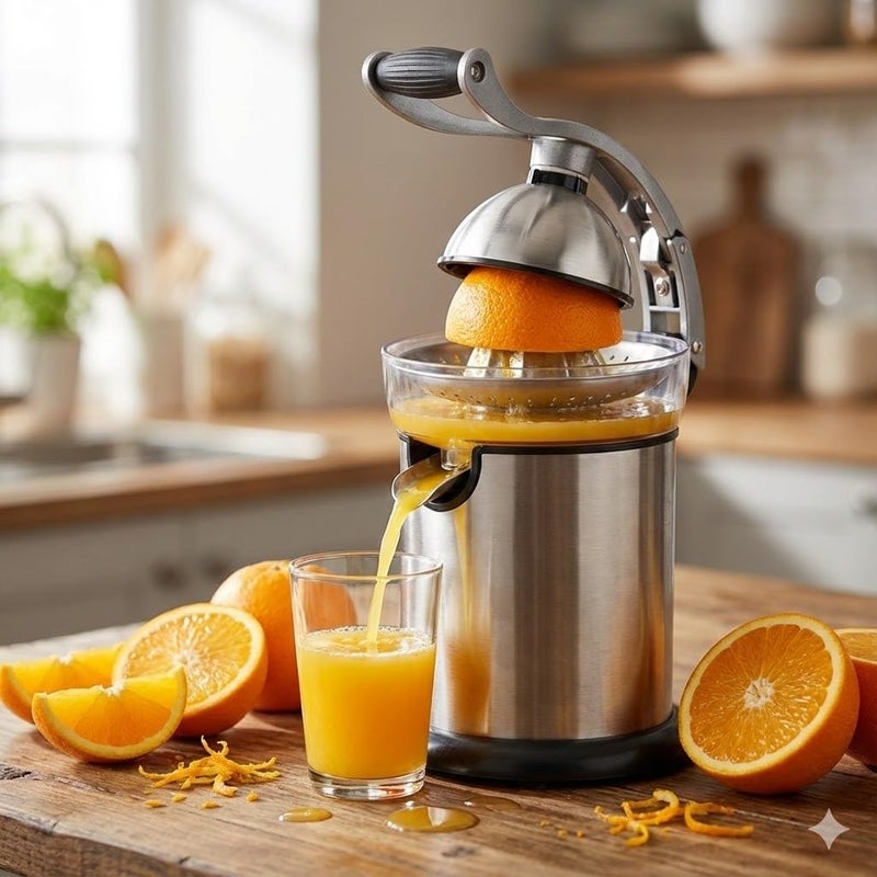 Stainless Steel Portable Electric Orange Juicer (130W) - Image 2