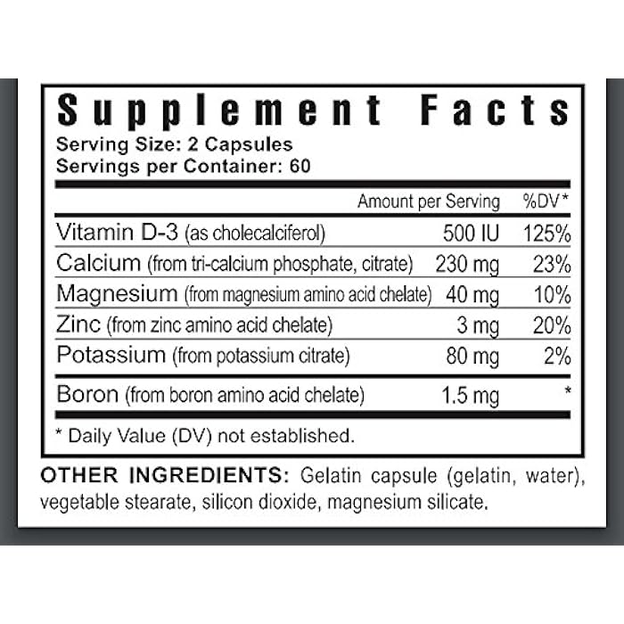 Youngevity Ultimate Cal - Calcium Magnesium Bone Health Supplement with D-3, Zinc, Potassium, Boron - Highly Absorbable - Immune and Bone & Ligament Support - 120 Capsules (Pack of 4) - Image 2
