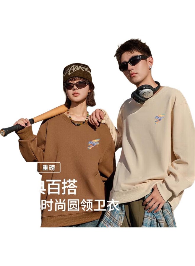 Baleno Sweatshirt For Men, Autumn Fashion, Loose-Fitting, Plus Size, Casual Round Neck Top, Versatile Sports Jacket For Male Students - Image 3