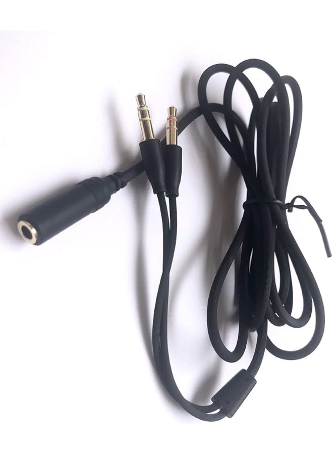 LZYDD Headset Y Splitter Audio Cable Separate Microphone Headphone Port Gaming Headset Splitter Pc Headphone Adapter Cord For Razer Kraken X/Blackshark V2 Pro/Razer Nari - Image 1