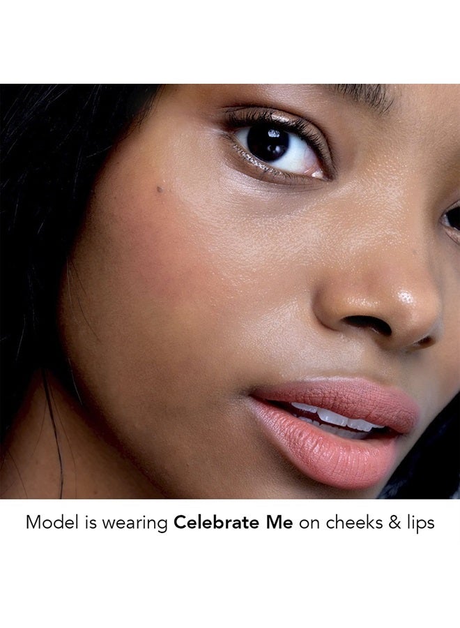 Jouer Blush & Bloom Cheek + Lip Duo - Hydrating Cream Blush Stick for Cheek and Lip Tint - Moisturizing Rose Hip and Squalane Oil Formula, Celebrate - Image 5