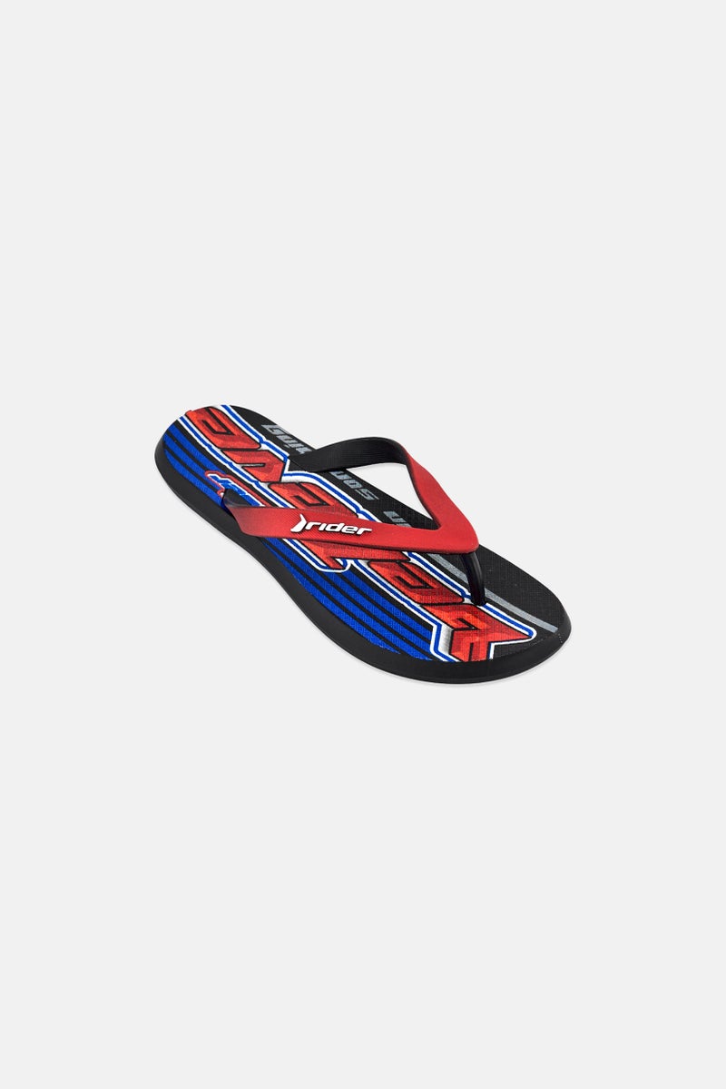 RIDER Kids Boy R1 Play Slip On Slipper, Multicolor - Image 1