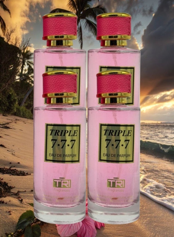 تي أر آي 4 قطع عطر تريبل 777 100مل - Image 1