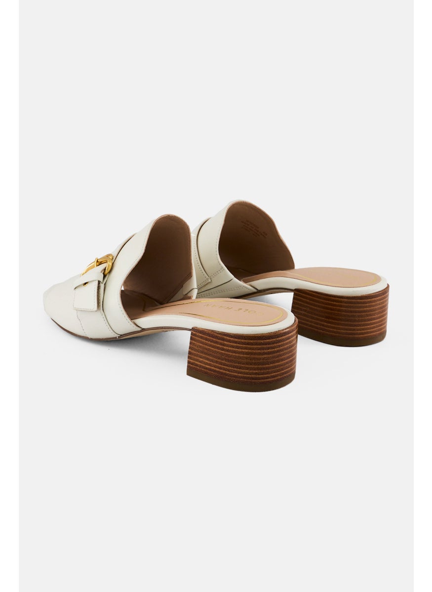 COLE HAAN Women Slip On Sandal, Ivory  - Image 2